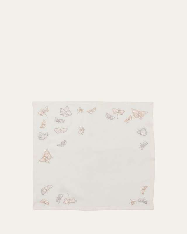 Monarch Garden Linen Napkin